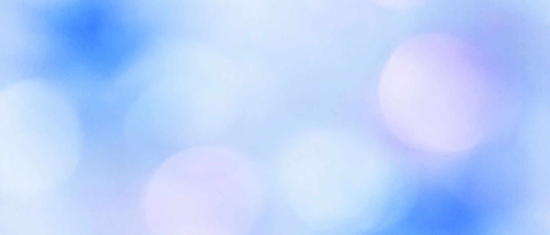 Soft blue bokeh, like a blurred chat window